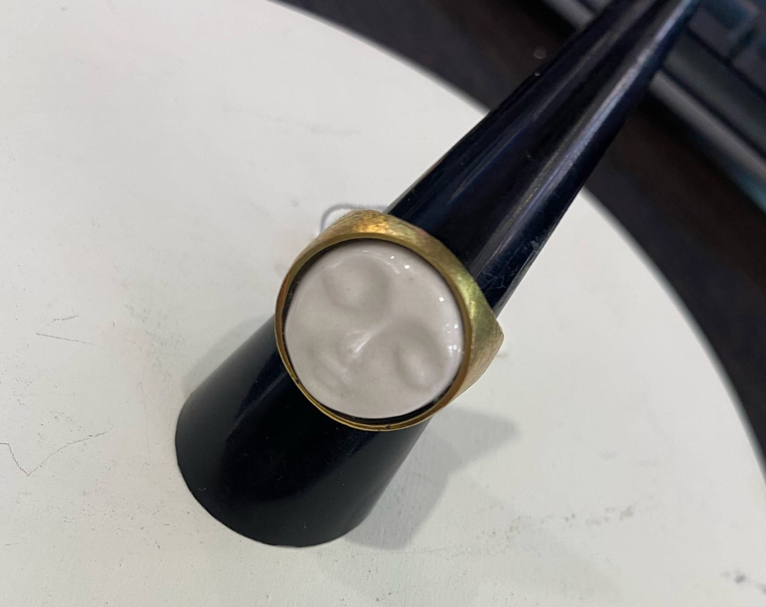 Кольцо лицо маленькое