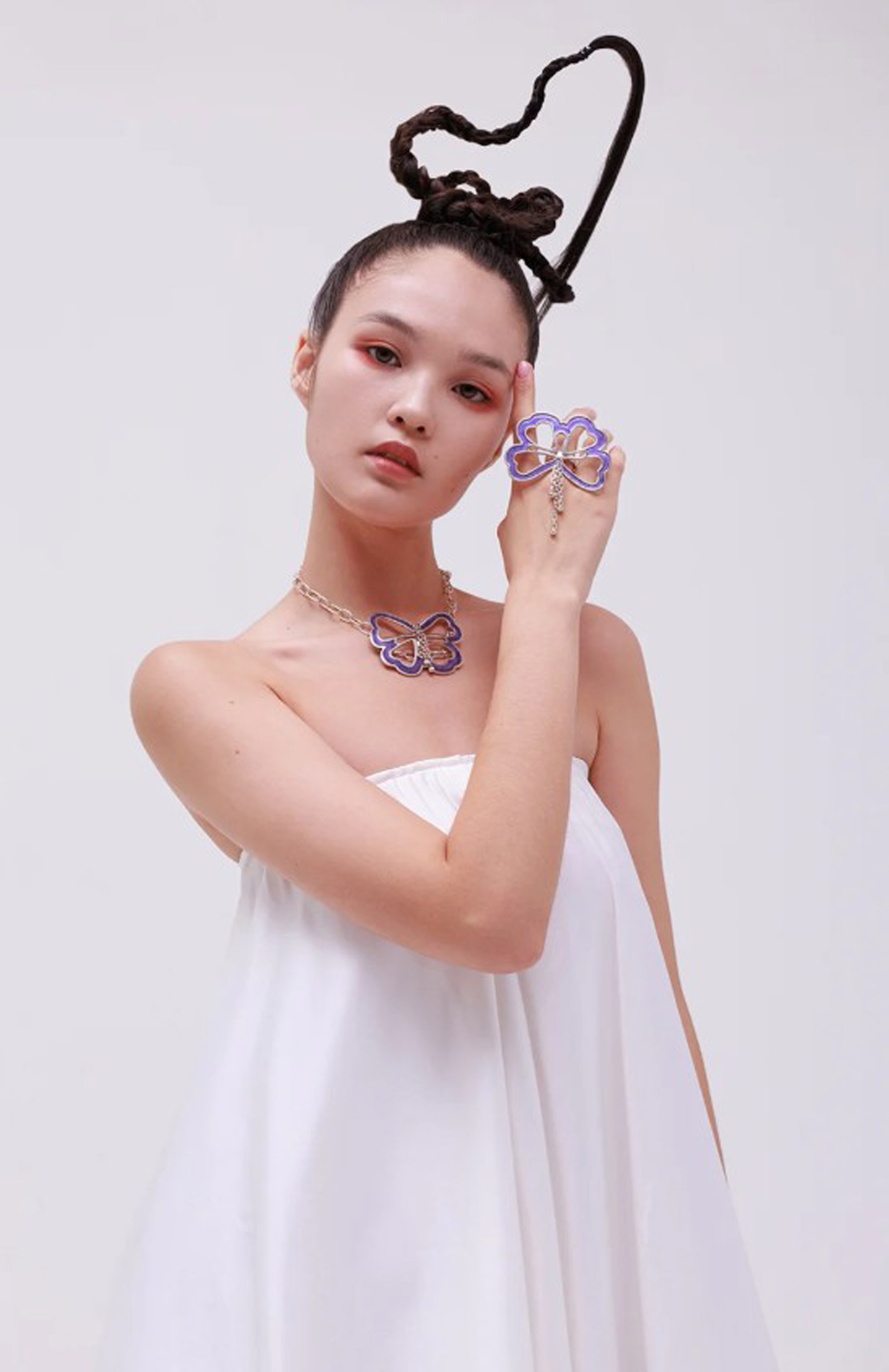 Брошь Иван-чай