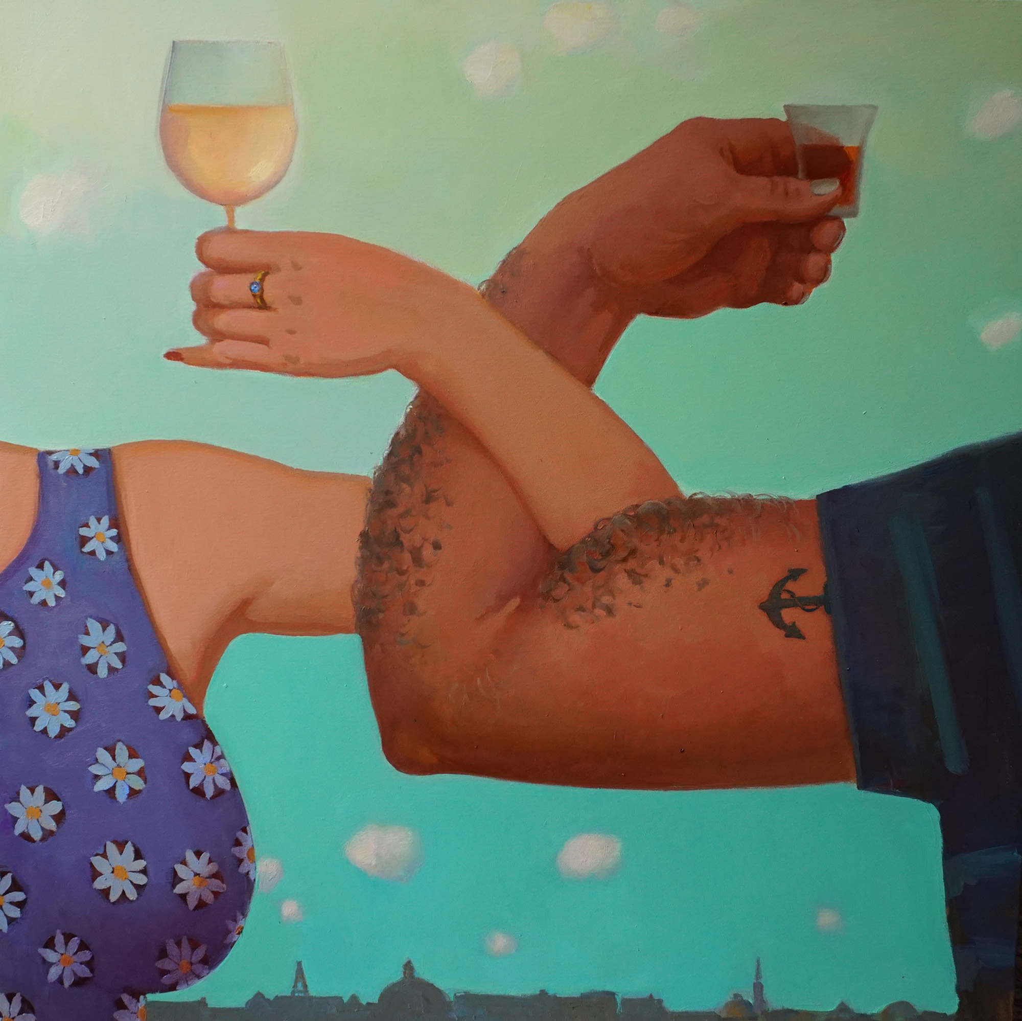 На брудершафт