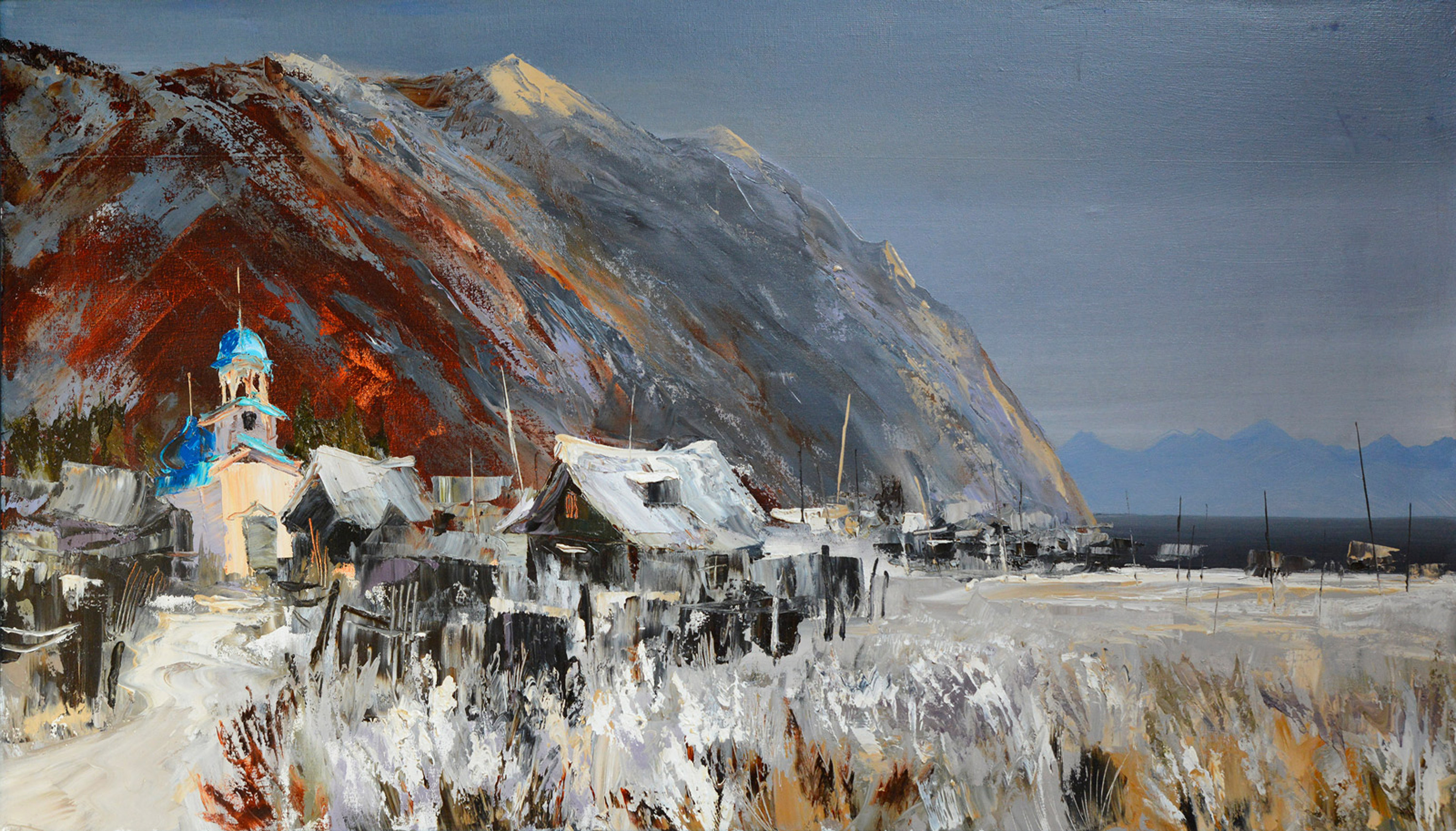 Байкал. Крестовка. Первый снег