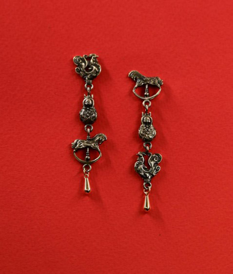 Серьги «Любимые игрушки моей бабушки 2»