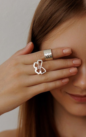 Кольцо Иван-чай мини