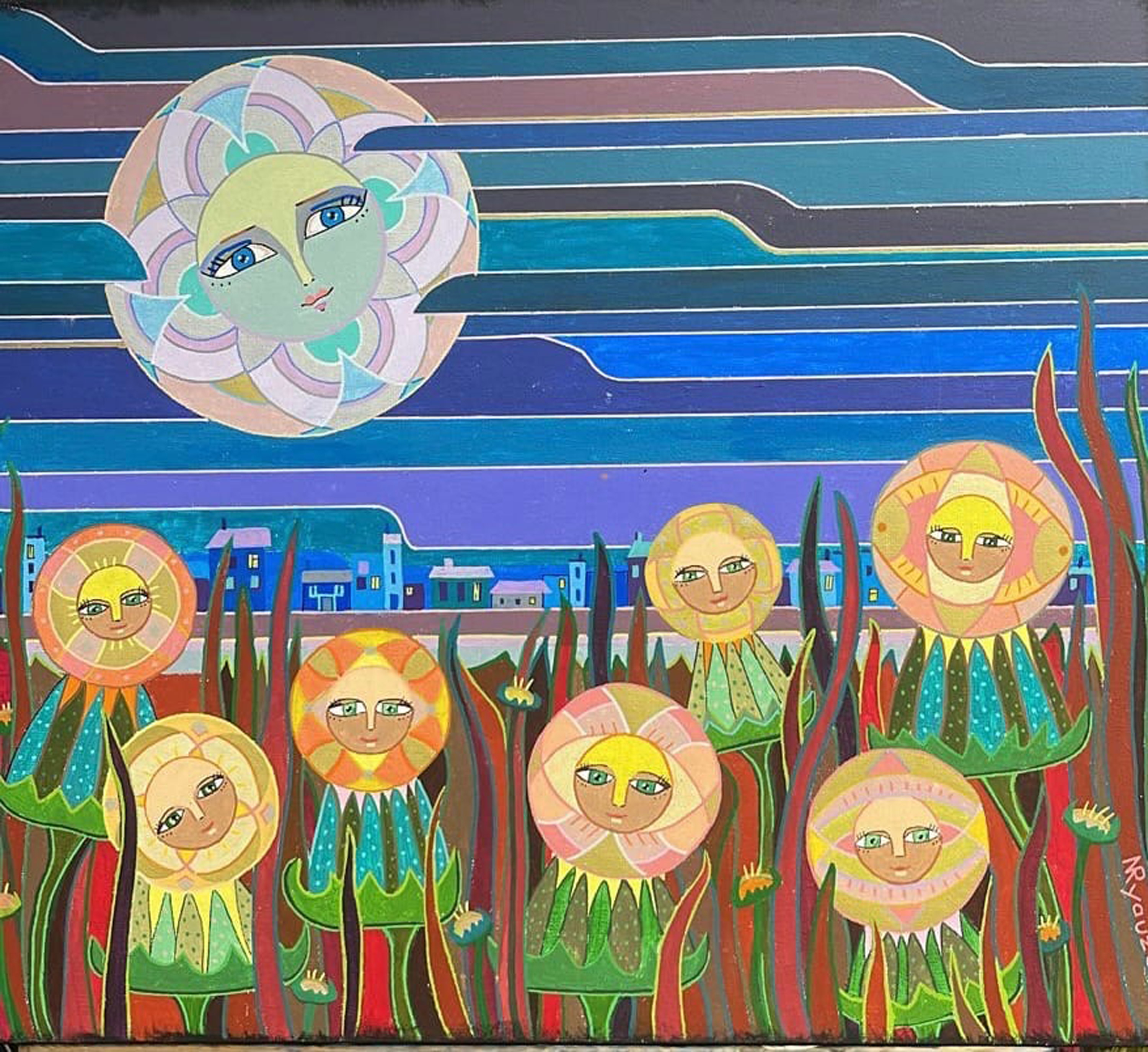 Сказки на холсте. Под луной. Хранители