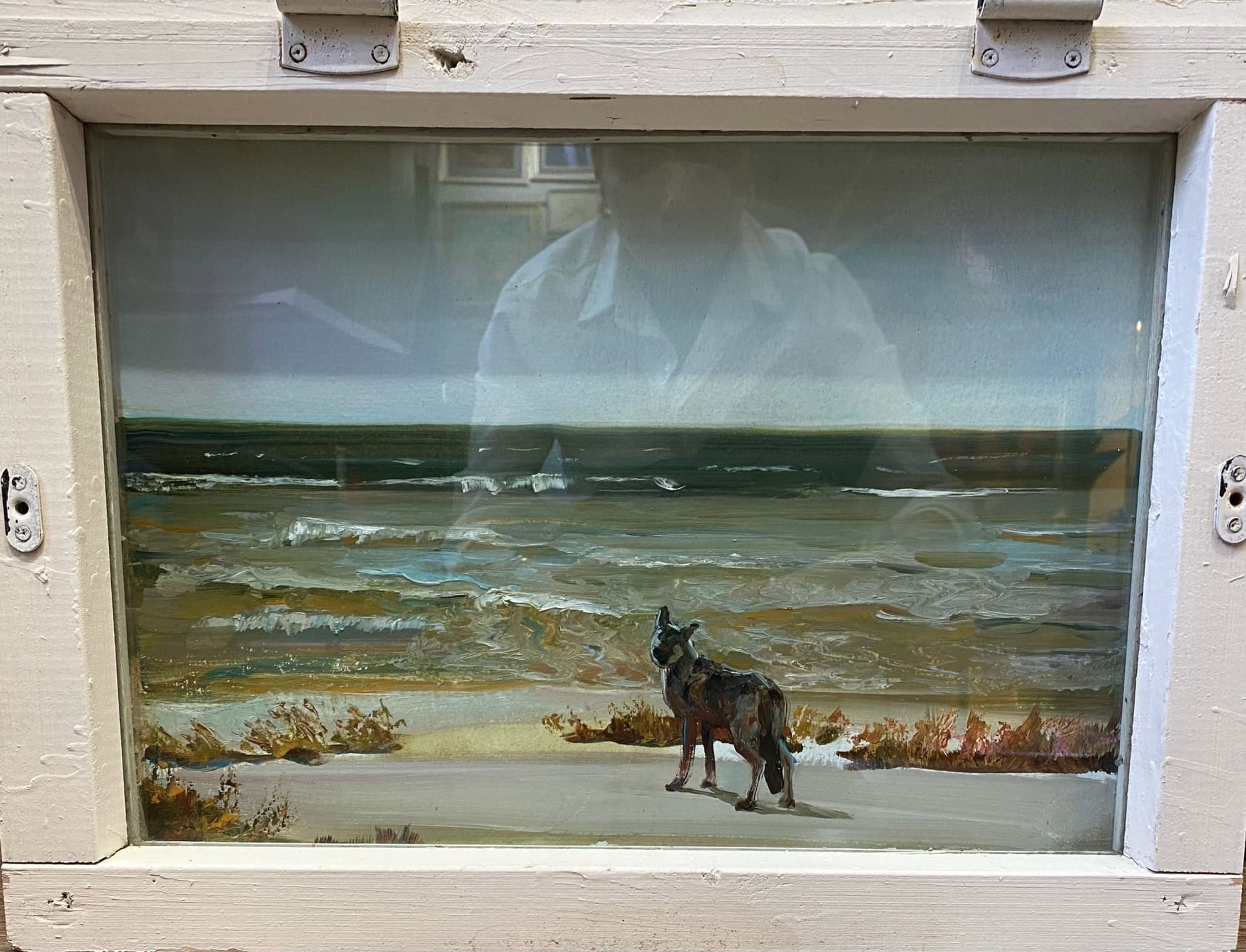 Форточка с пейзажем