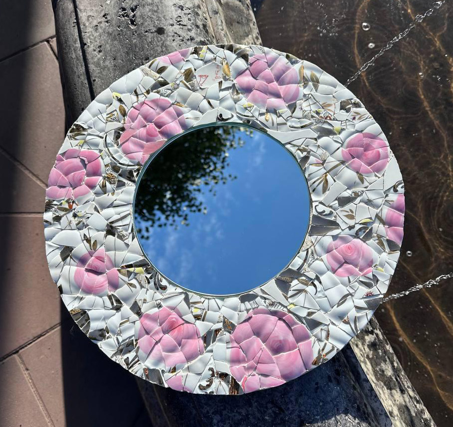 Зеркало из мозаики
