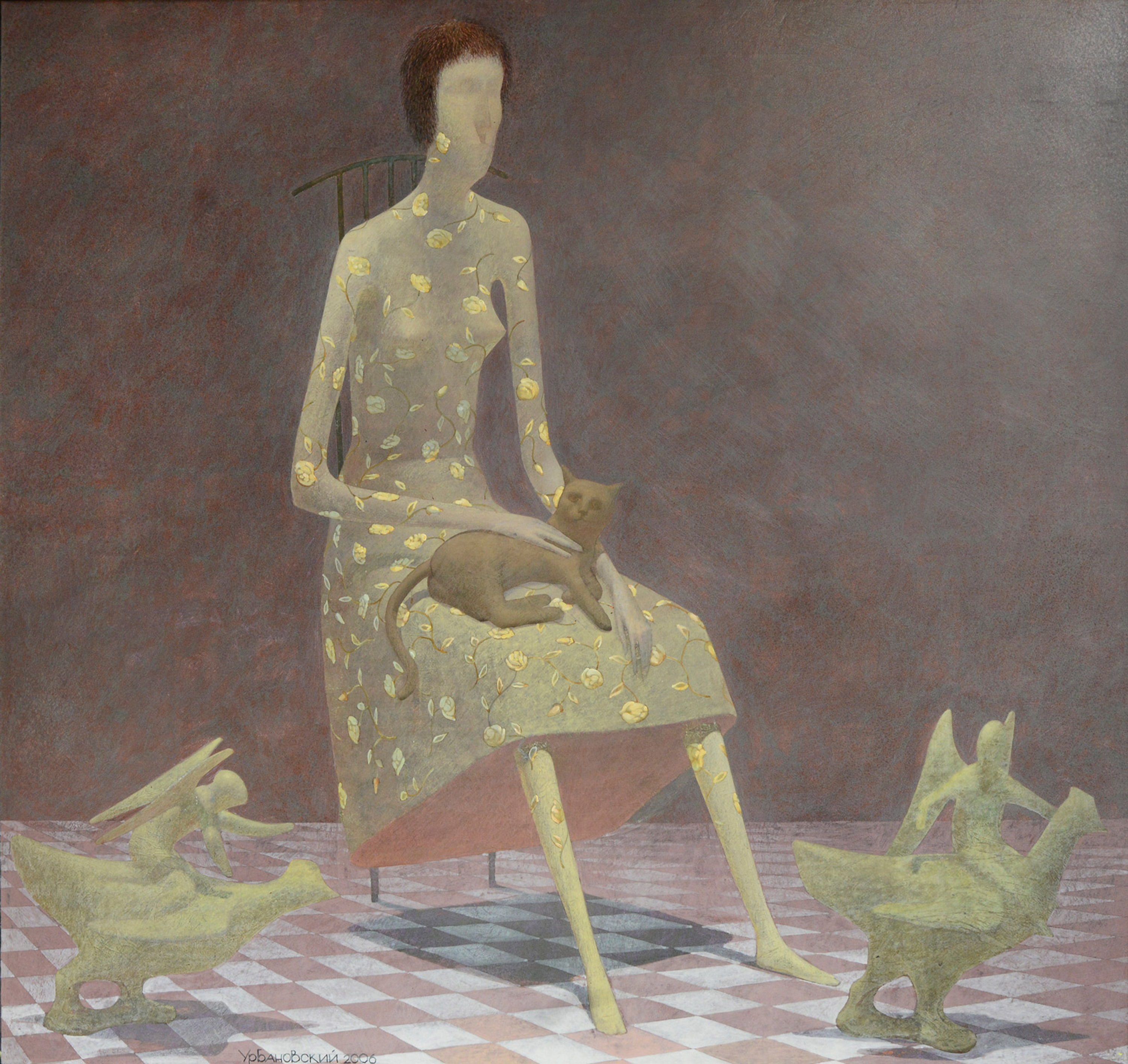 Женщина стул