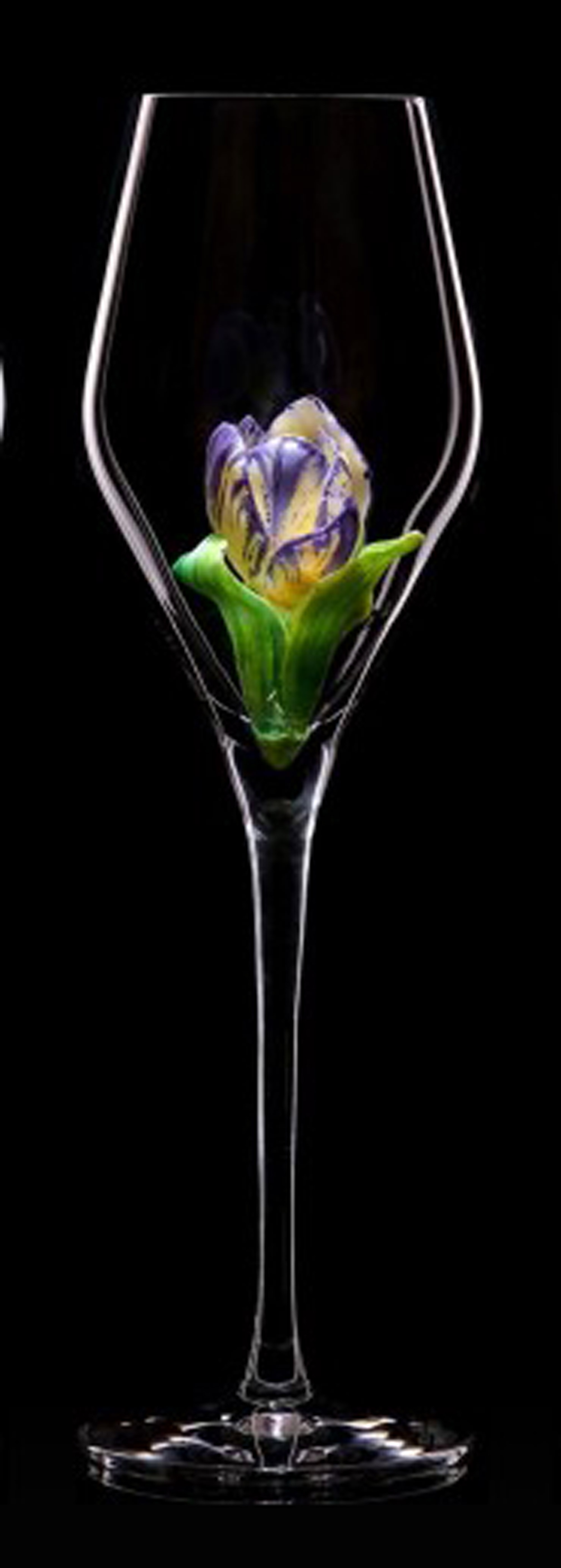 Бокал флюте с тюльпаном