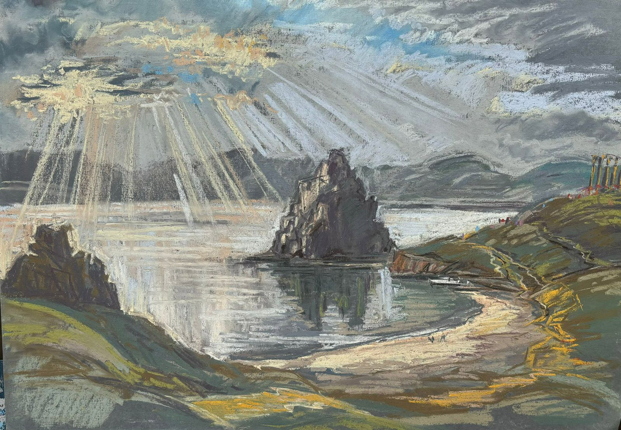 Вечер у мыса Бурхан.Шаманка