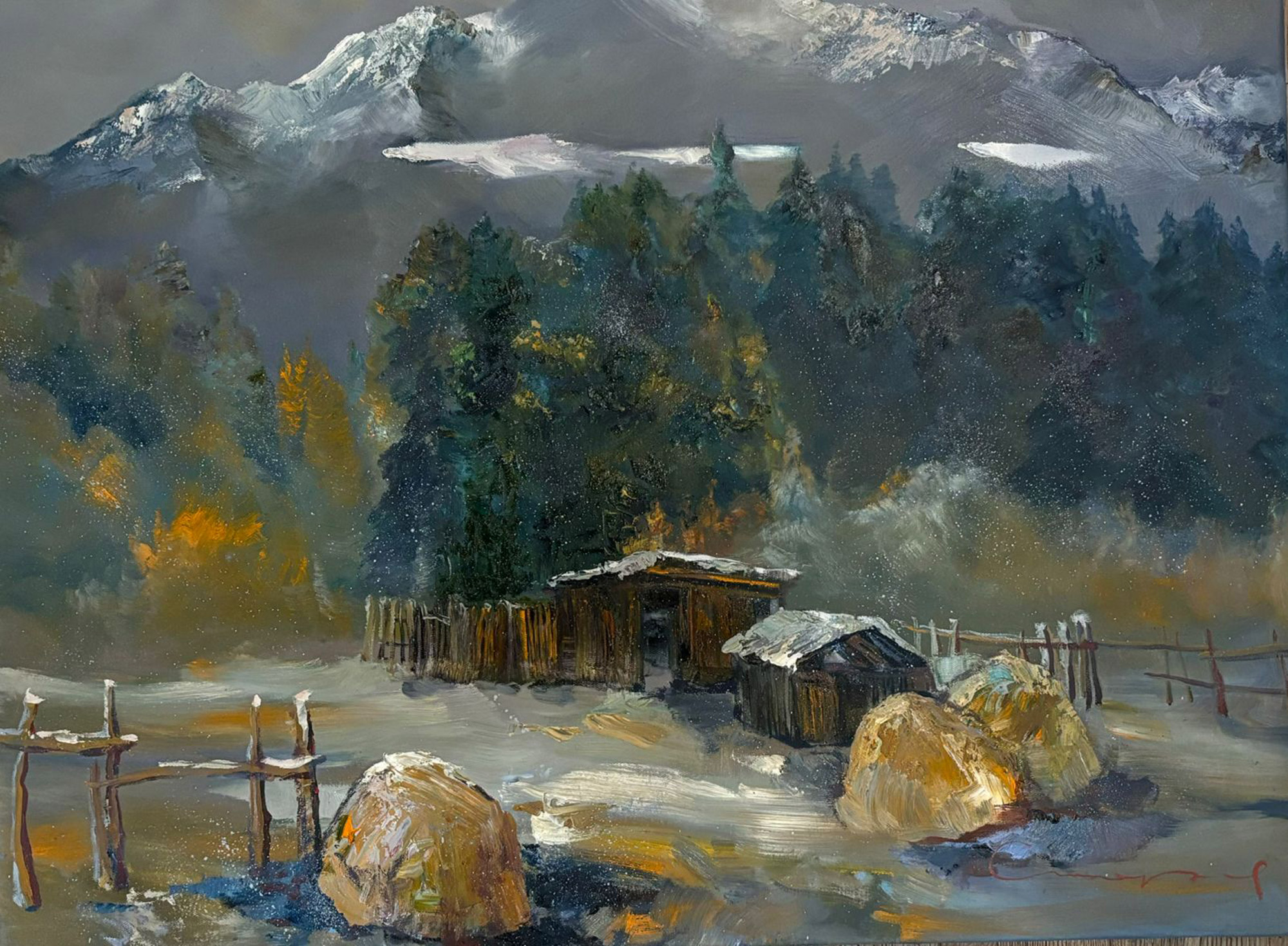 Восточные Саяны. Октяборьский снег