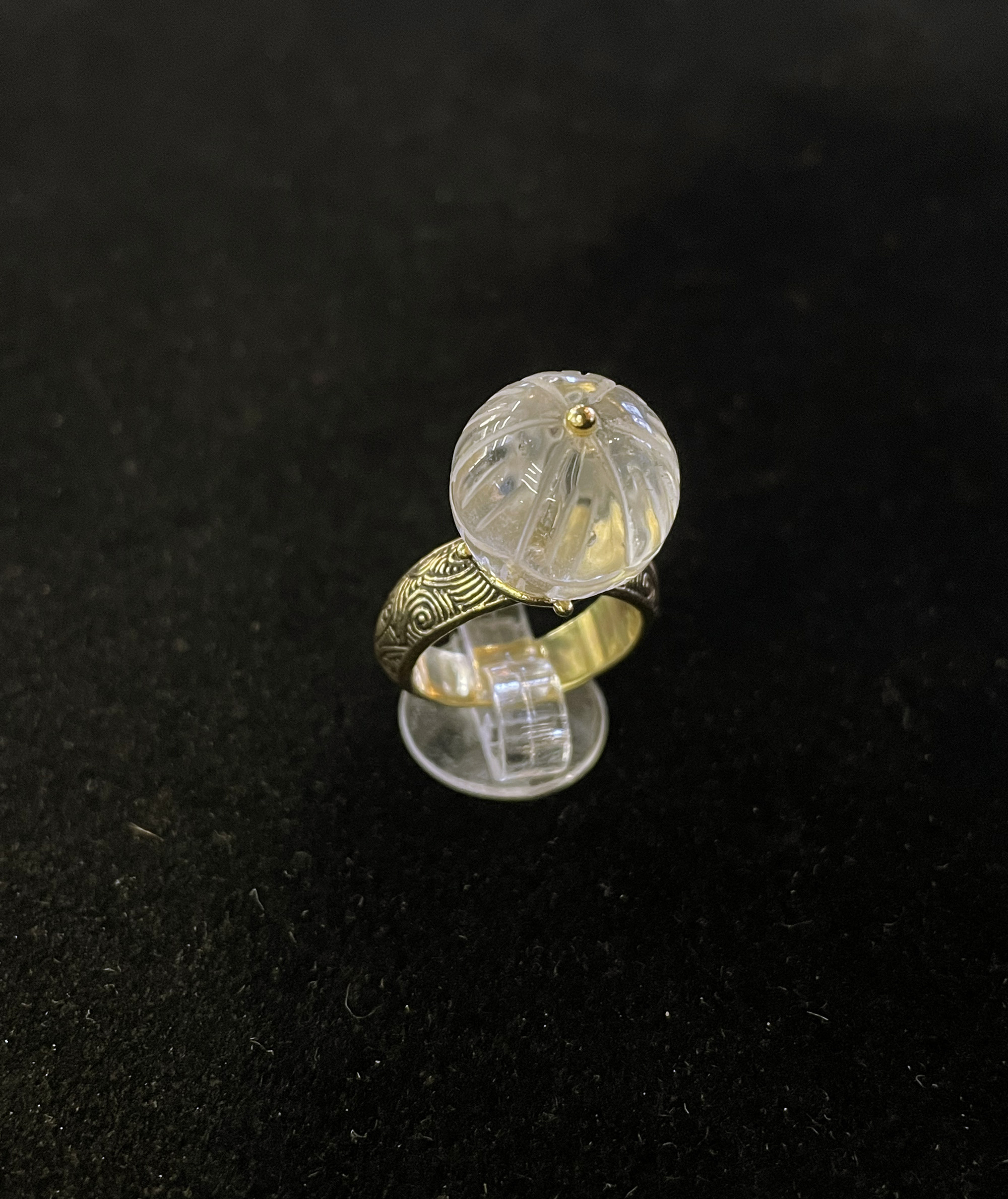 Кольцо Хрустальный лотос