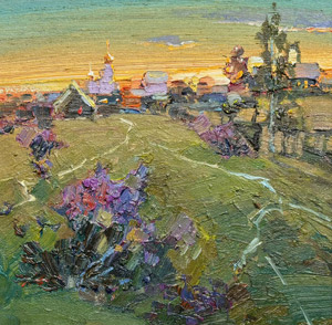 В теплых лучах заката