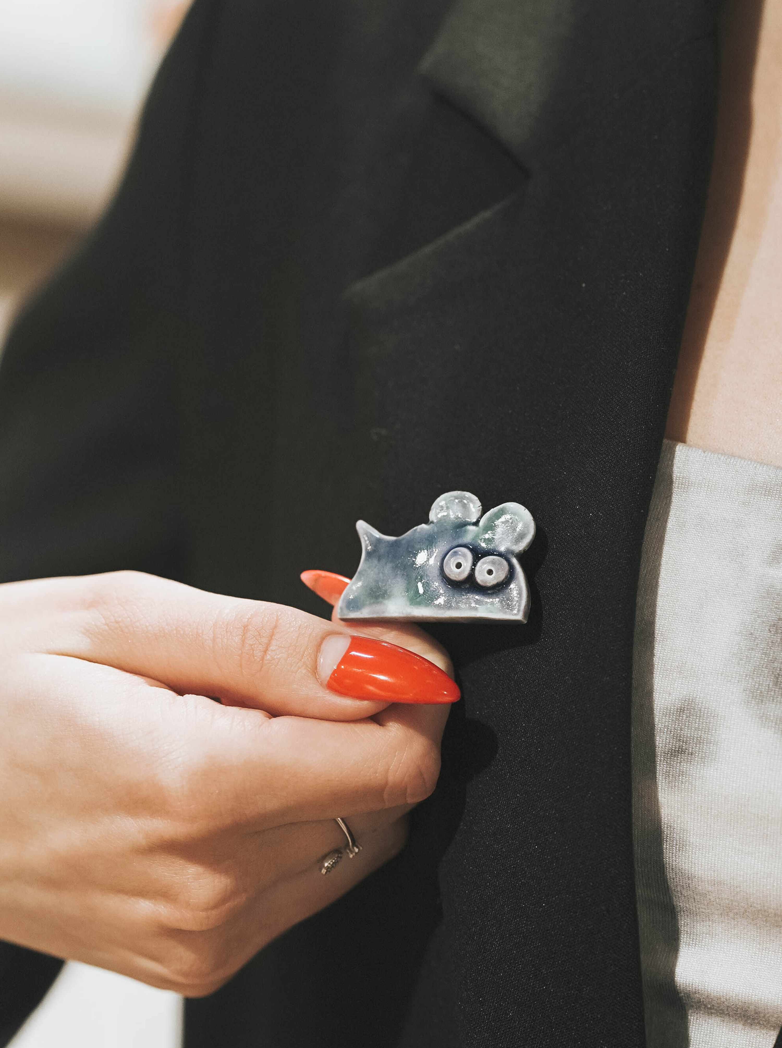 Броши керамические