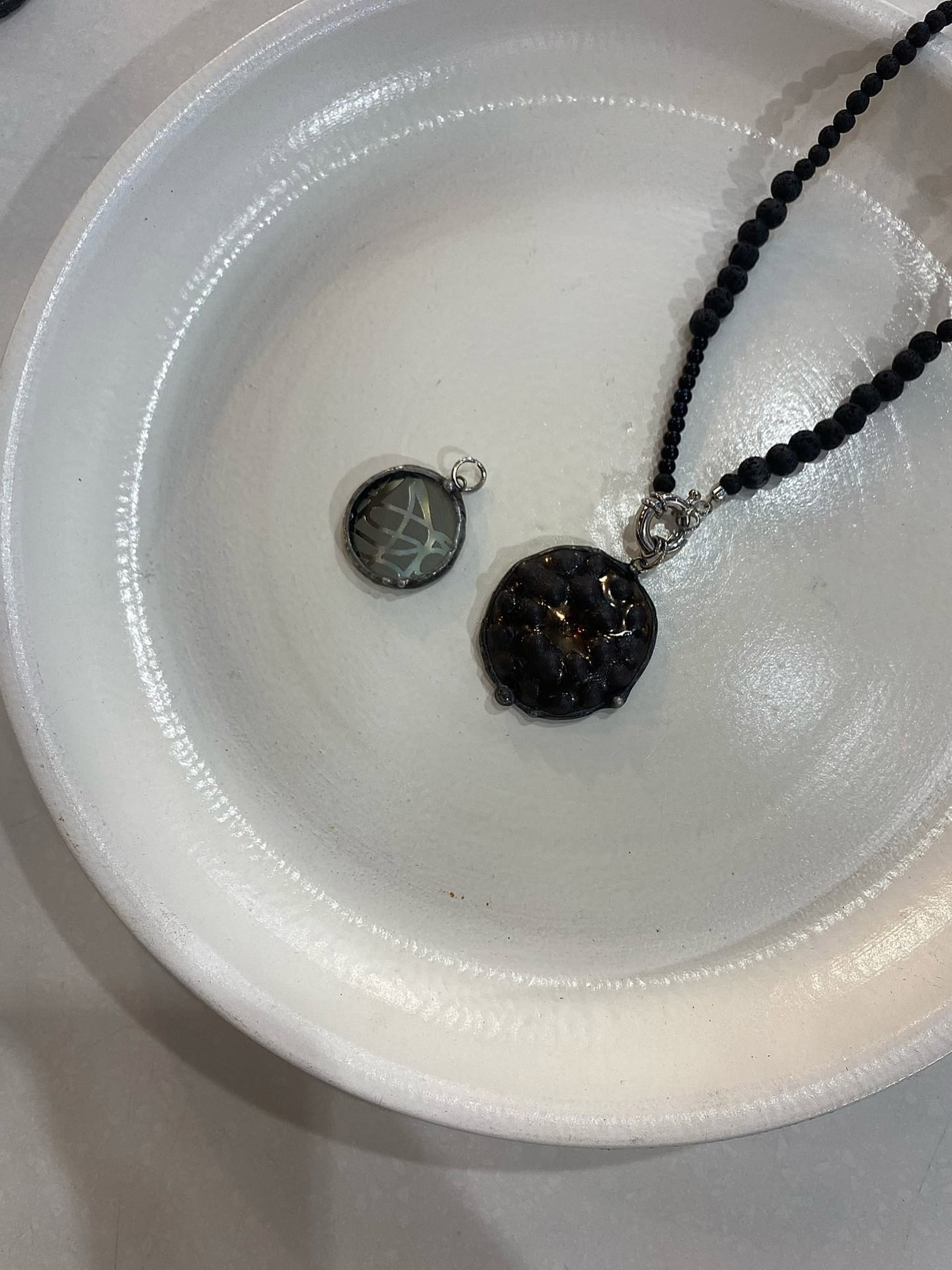 Колье со сменным подвесом 