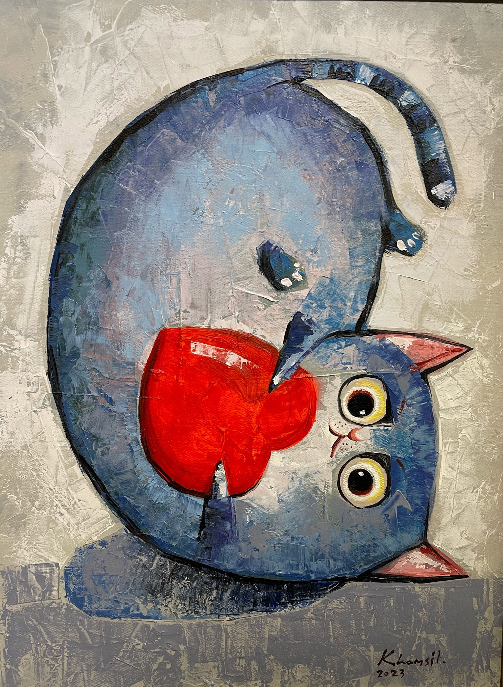 Кот с сердцем 2**