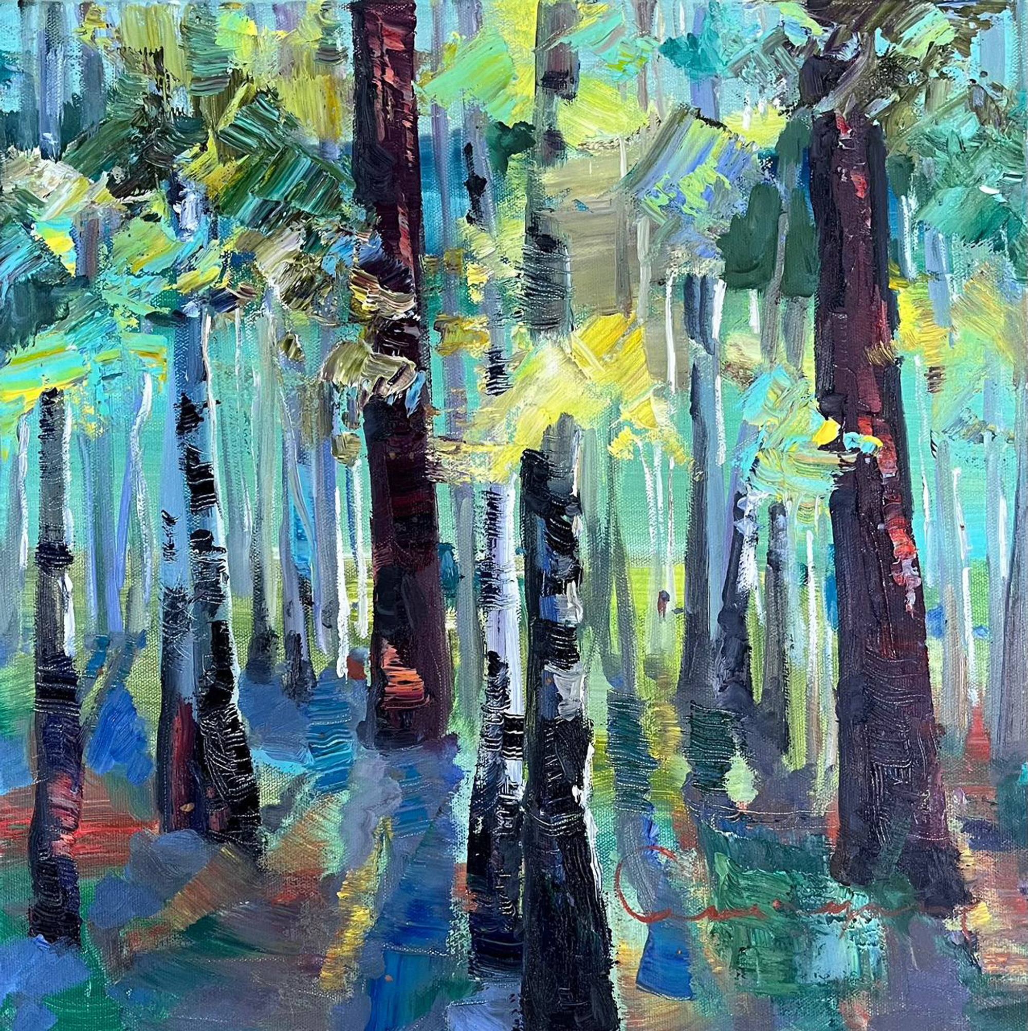 Березовая роща. Ангара