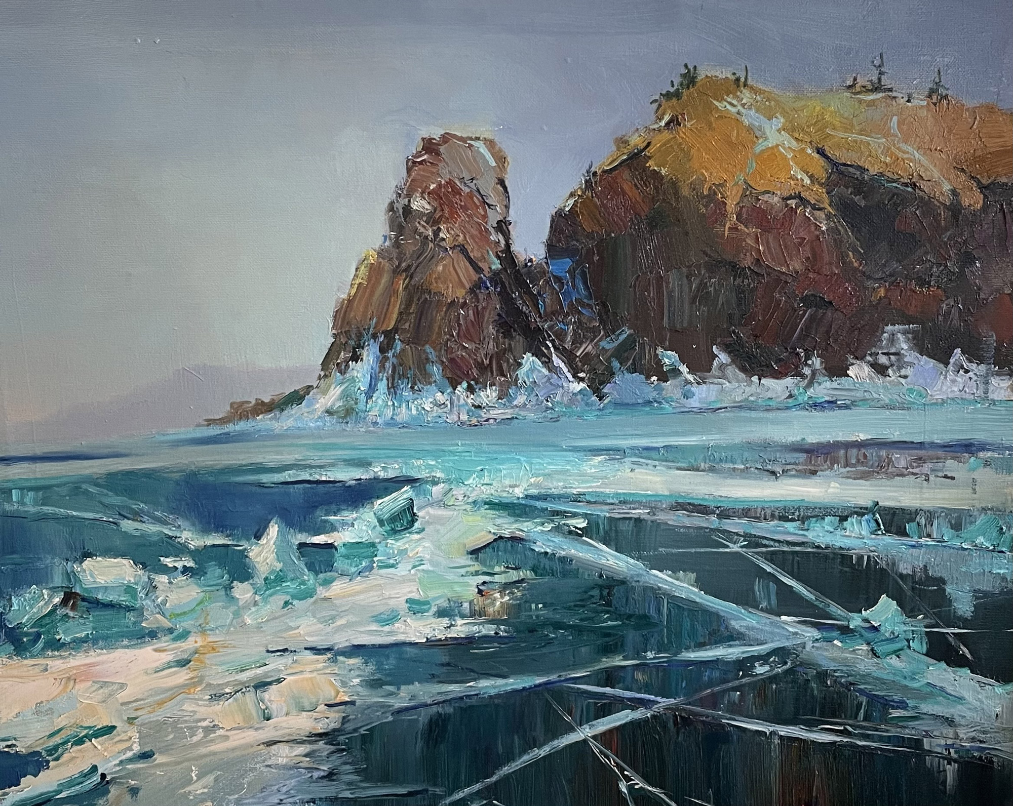 Ольхон. Лед Байкала