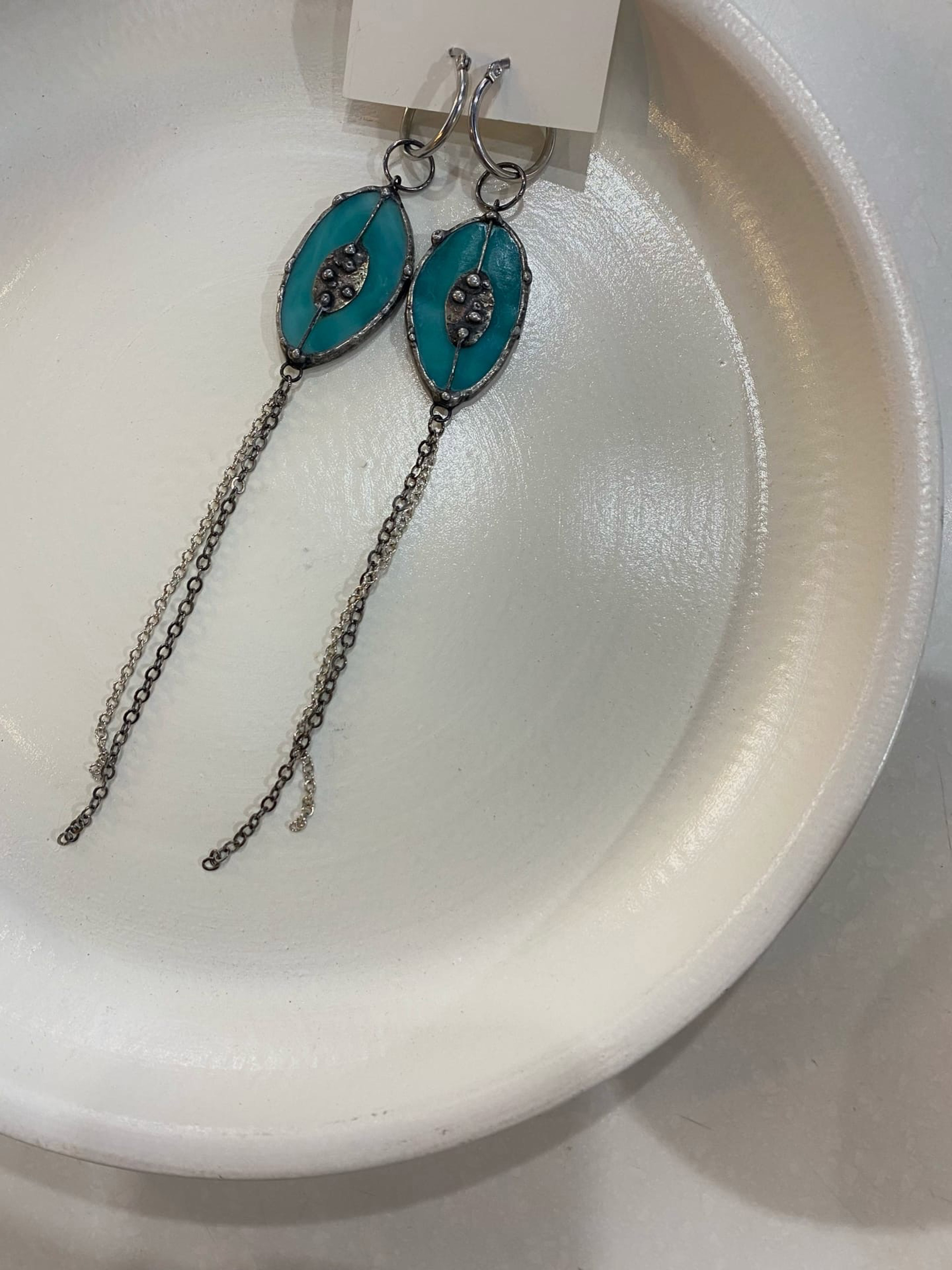 Серьги Байкальская лазурь