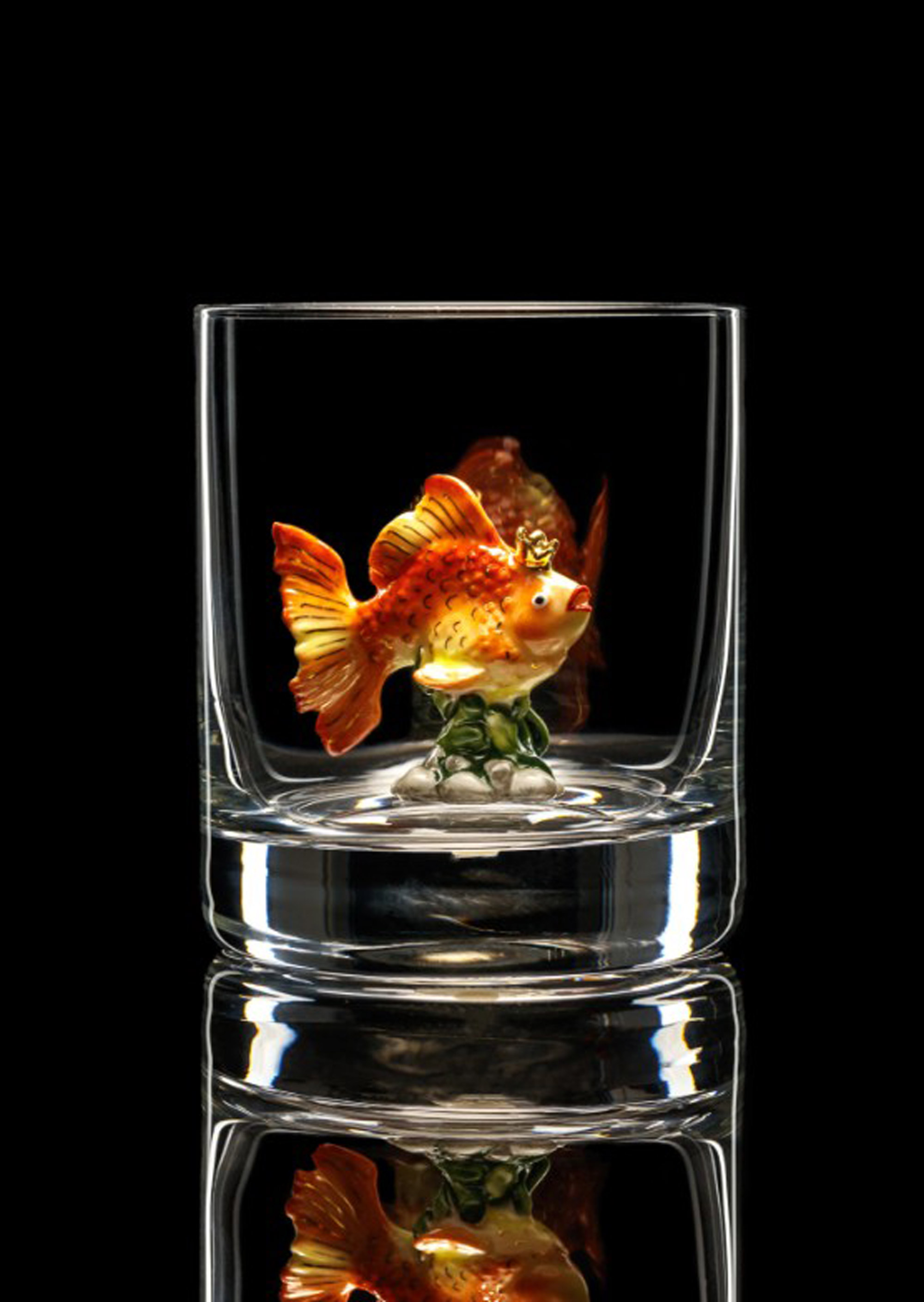 Стакан под виски Золотая рыбка