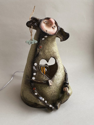 Лампа  "Зелёный Фён Горы Сабан"