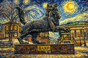 14 и 15 марта пишем Иркутск в стиле Ван Гога