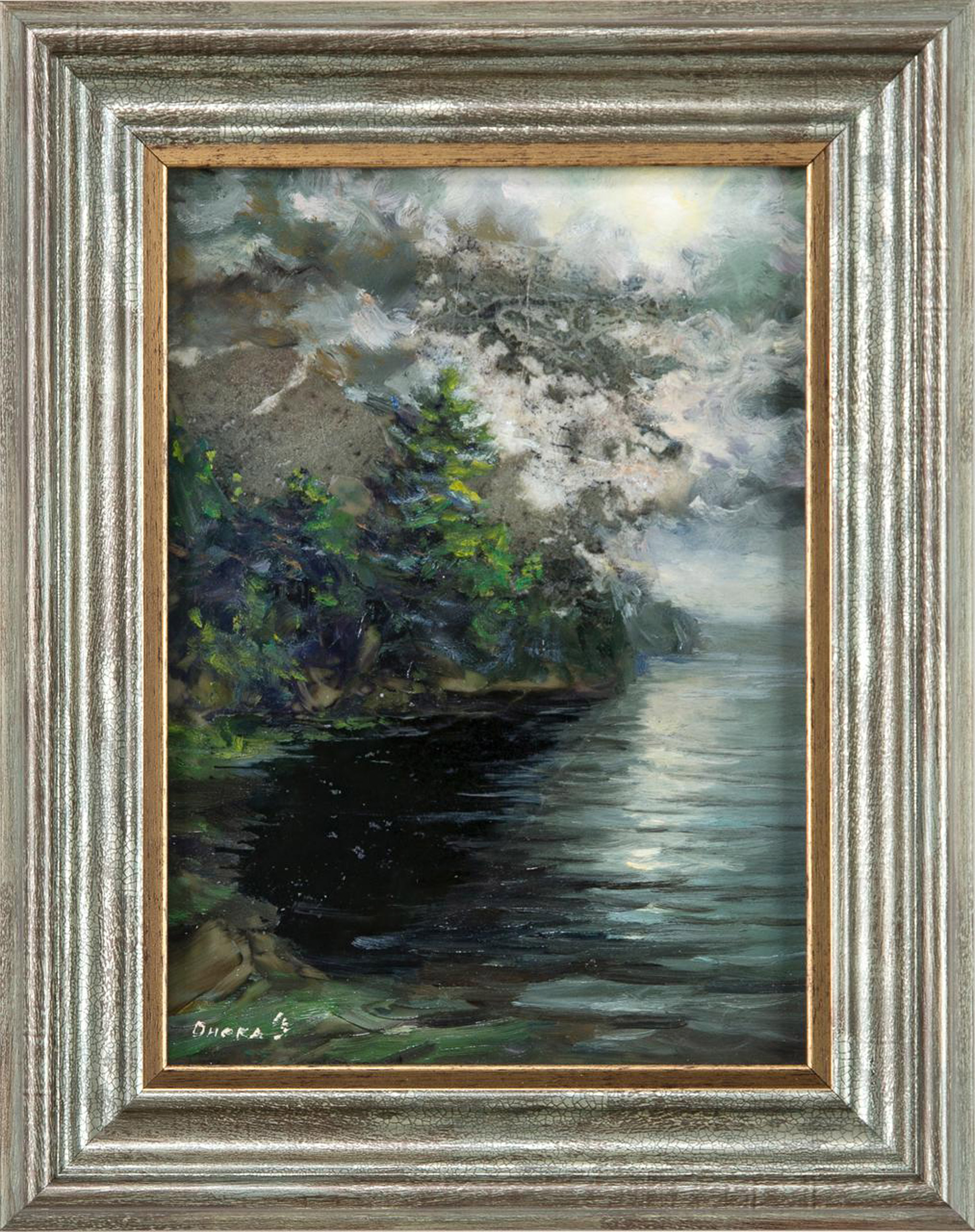 Картина из камней "Ночь"