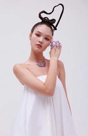 Брошь Иван-чай