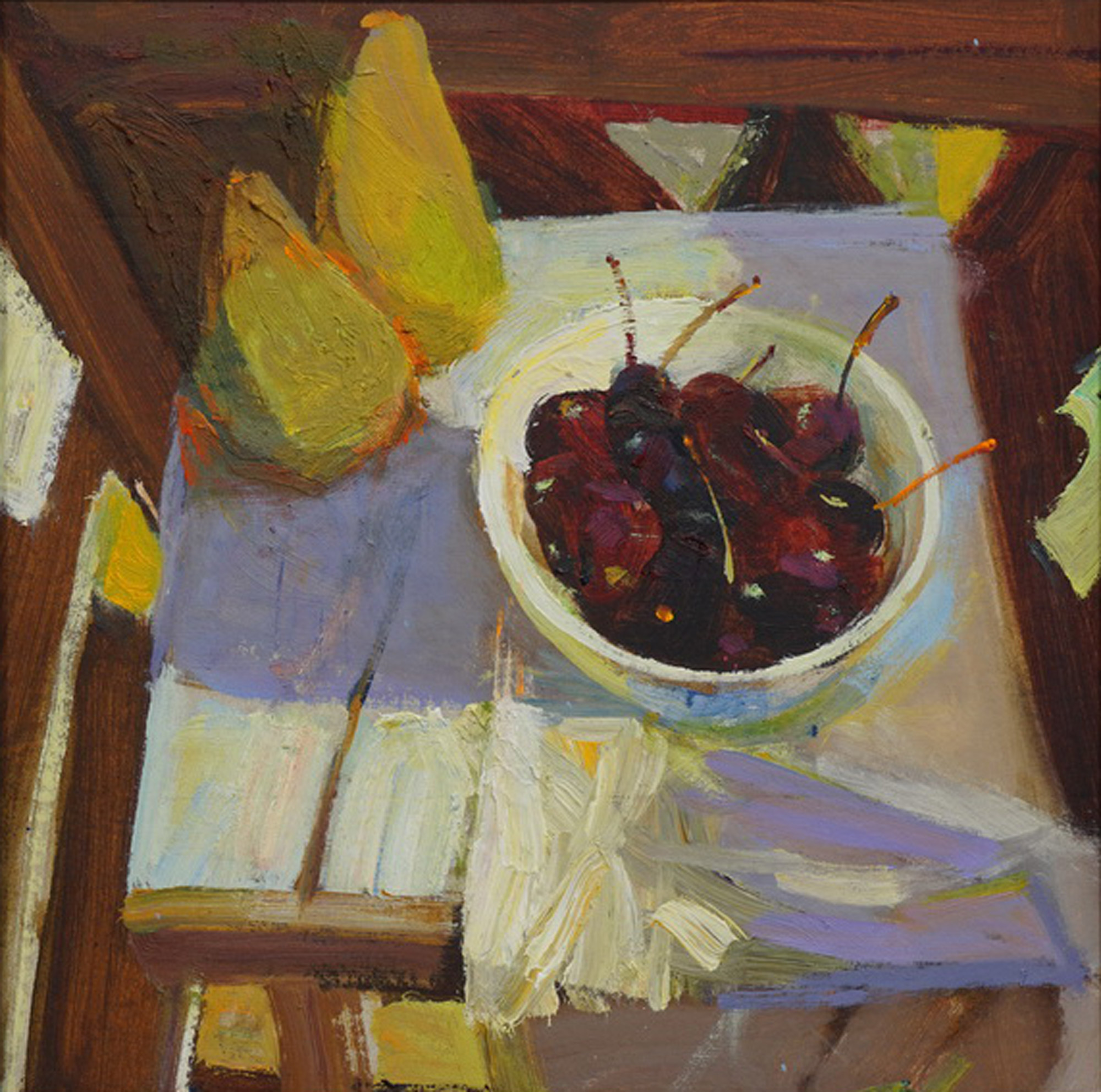 Вишни с грушами